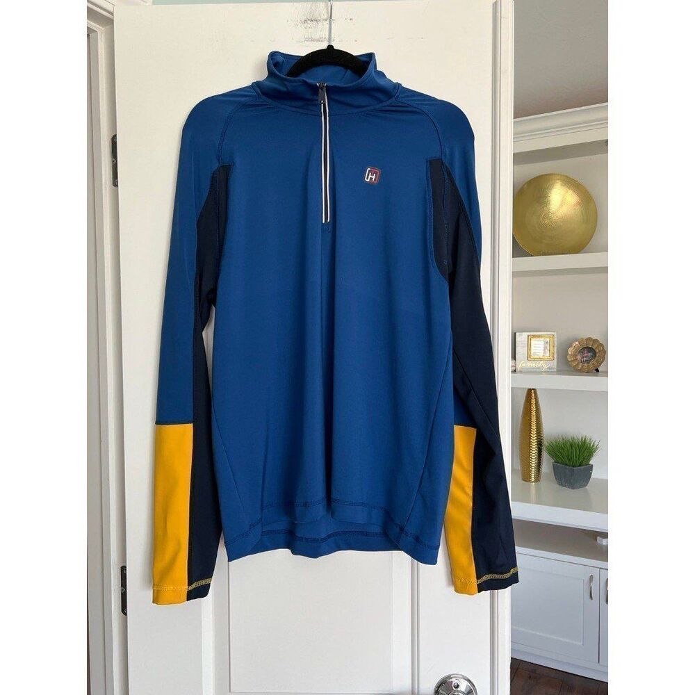 Tommy Hilfiger Athlete Colorblock Lonv Sleeve Performance Shirt XL